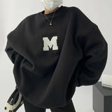 Punk Long Sleeve Graphic Sweatshirt-Outfit