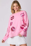Autumn And Winter Beads Embroidered Fashion Round-Neck Long-Sleeved Sleeves Spliced Christmas Dress