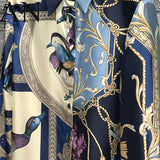 Women's Elegant Blouses Printed Silk Single Breasted Lapel Shirt Elegant and Youth Woman Blouses Stylish Stylish Women's
