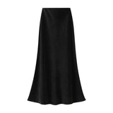 Fongt Fishtail Skirt Skirt Thick Autumn And Winter New High-Waist Thin Temperament A-Word Swing Dress 9852