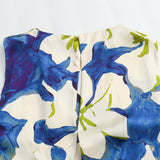Spring Flower Printed Sleeveless Jumpsuit 3041198-Outfit