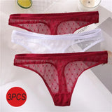 Sexy Panties Women G-String Thong Lace Underwear Pantys Low-Waist Female Underpants Mesh Perspective Briefs