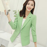 Style 2023 Spring OL Temperament Korean Women's Suit Collar Slimming Small Suit Is All Kinds Of-Outfit