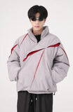 Asymmetrical Zipper Puffer