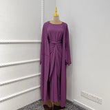 Cotton Blend Wear Dress Skirt Three-piece
