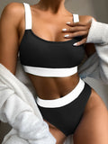 Fongt New Bikini Women's Solid Color Bikini Women B169-Outfit