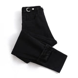 Fongt Jeans, Tall Waist, Loose, Straight Tube Fall 2024 New Dad Radish Pants-Outfit