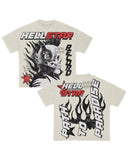 Pattern Retro Style Original Gothic Hip Hop Animation Printing Oversized T-Shirt Loose Casual Short Sleeves For Men And Women-Outfit