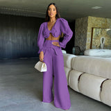 2025 New Solid Color Split Suit Seaside Resort Beach Sexy Open Side Of The Waist