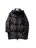 Down Jacket Women In The Long 2024 Winter Fashion Retro Design Sense Corduroy Splicing Warm Plus Size Coat Tide-Outfit