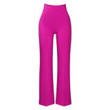 Fongt Women's 2025 New Fashion Temperament Tongle Casual Large-Legged Trousers African Trousers