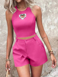 Fongt Fashion Casual Love Hot Valentine's Day Women's Clothing Set