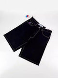 Y2k Big Boy Retro Hip-Hop Cartoon Graphics Denim Shorts Embroidered Loose Short Shinahara Short-Outfit