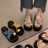 Fongt Cover Thick-Bottomed Slippers Women's Summer Wear 2025 New Height 100 With Skirt Ladies Sandals Tide