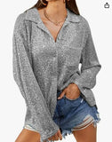 Fongt 2025 Women's New Fashion Sleeve Long-Sleeved Collar Temperament Casual