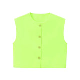 New Series Breasted Round-Neck Vest 2532178-Outfit