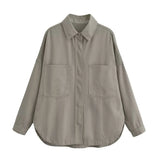 Fongt And Autumn 2025 New Women's Urban Casual Wash Denim Shirt Jacket Jacket M2
