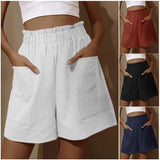 Cotton Linen Bud High Waist Fashion