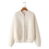 Fongt Pilot Jacket Coat Type Hoodie Loose High Waist Velvet Cloth Pants XX-Outfit