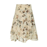 Fongt Cloth Forget To Be Careful Hot Babes Rags Rags Side Irregular Long Skirt Holiday Style Thin Mesh Dress