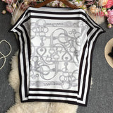 Short-Sleeved Positioning Flowers-Outfit