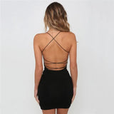 Color Elegant Sleeveless Party Club Mini
