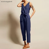 Retro V-neck Belt Women's Casual Oversized Elegant
