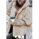 Fongt Hot Autumn And Winter Women's Loose New Splicing Cotton Jacket