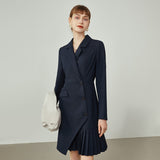 Dresses For Women Solid Color Irregular Suit Dress Long Sleeve 2021 Autumn New Temperament Professional Skirt