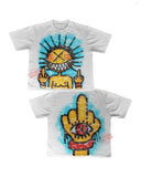 T-Shirt Oversized Y2K Blouse Korean Gothic T-Shirt Couple Retro New Sweatshirt-Outfit