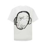 Boxy Fit Tee Cartoon Spoof Printing Beauty Trend Loose Long-Outfit