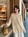 Fongt Xixi 13 Lines 2025 Autumn White Label In Temperament Elegant Mare Knit Sweater Sweater Female 25327