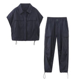 Spring Pocket Umbrella Shirt 2208674 Overalls 2212674 Suit-Outfit