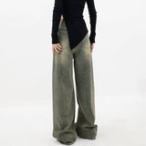 Vintage Wash Distressed Boyfriend Jeans-Outfit