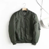 2023 Winter Warm Women Baseball Jackets Oversized Basic Coat Zipper Loose Bomber Jacket Female Outwear Tops Chaqueta
