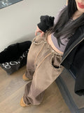 American Style Gradient Slimming Boyfriend Jeans-Outfit