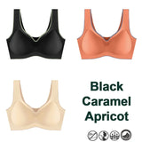 Latex Bra Women Brassiere Underwear Push Up Bras Seamless Bralette for Female Plus Size Bra Tank Crop Tops Gathers