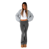 Solid Color Slim Slimming Low