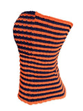 Twist Cutout Crop Bandeau Top-Outfit