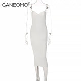 Bodycon Sexy Prom Midi Dress for