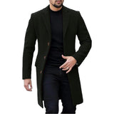 Fongt New Hair Coat Man's Coat Burst Japan And South Korea Single Buckle Cardigan Coat