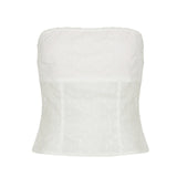 Fongt Girls Street Jads Lilies Half-Perspective Shoulder Repair Thrombodied Tat-Bossed Woman Solid Color Blouse