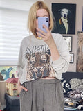 Graphic Sweatshirts for Women Fashion Animal Printed Pullovers Tops 2023 Spring Autumn Female Loose Sweatshirt