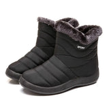 Boots Women's Boots Non-slip Women Winter Boots Fur Warm Ankle Boots For Women Down waterproof Booties Botas Mujer