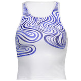 Slim Butterfly Embroidered Short Vest-Outfit