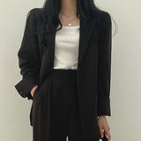 Fongt Suit Jacket Female 2024 New Spring And Fall Korean Version Chic Small Suit Jacket Design Sense Minority-Outfit