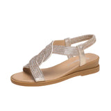 Fongt Women Trend New Summer Net Red Ins Students Fashion Appearance Outside With Skirt Fairy Roman Shoe