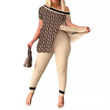 Fongt 2024 Women's Clothing Explosion Two Sets Of Irregular Fashion Trousers