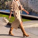Streetwear Cargo Women's Set Long Sleeve Jacket and Wrap High Split Skirts Suit 2023 Two 2 Piece Sets Outfits Tracksuit-Outfit