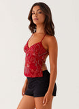Fongt Women's 2025 Spring New Multi-Colored Suspension Vests